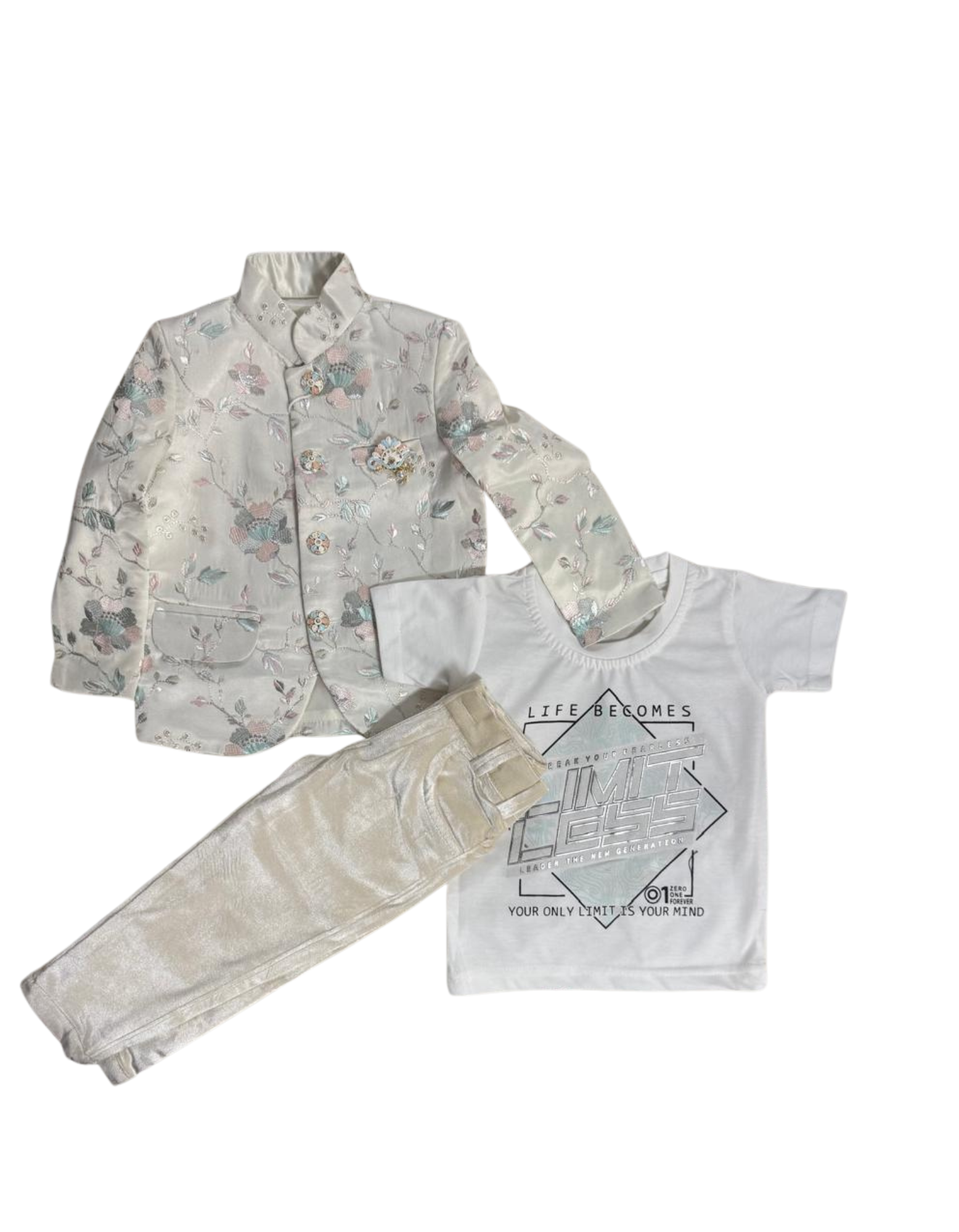🧒 Boys Premium 3-Piece Party Wear Set