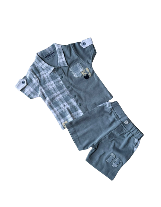 🧒 Stylish Baby Boy 2-Piece Outfit