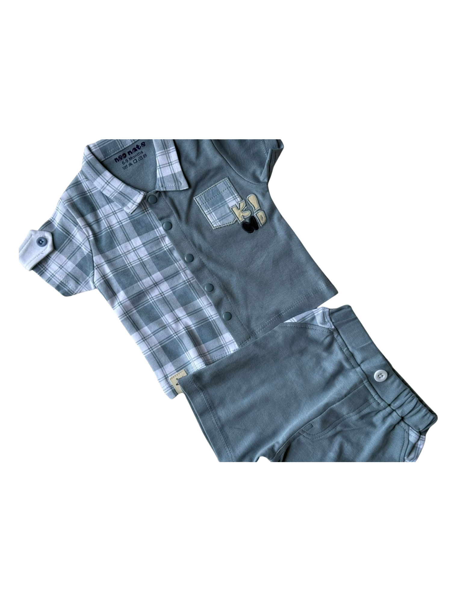 🧒 Stylish Baby Boy 2-Piece Outfit