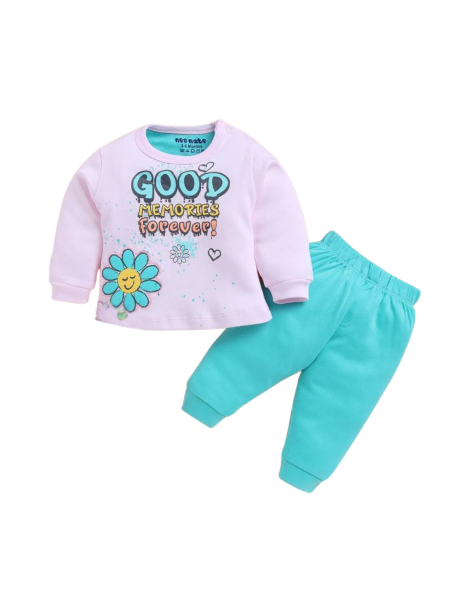 🌸 Baby/Toddler Outfit Set – Long Sleeve Tee &amp; Pants 🌸