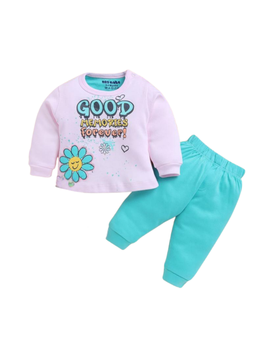 🌸 Baby/Toddler Outfit Set – Long Sleeve Tee &amp; Pants 🌸