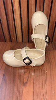 Classic Mary Jane design with buckle closure