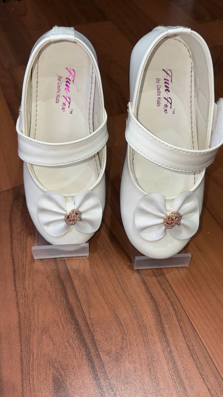 Angel Steps White Festive Footwear
