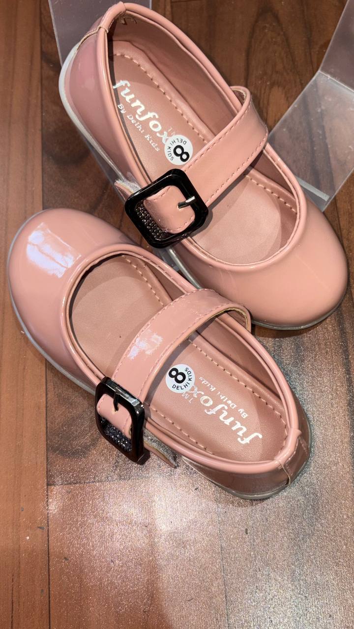 Pink Pearl Party Shoes for Girls