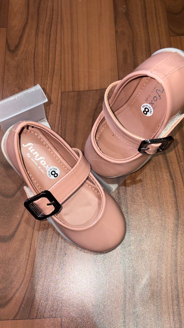 Pink Pearl Party Shoes for Girls