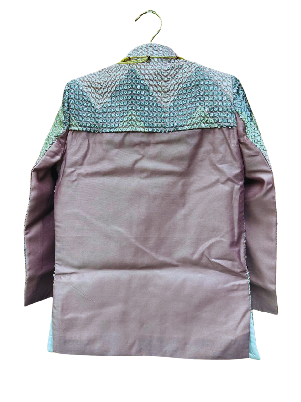 Boys' Premium Ethnic Set – Rose Gold Sherwani &amp; Pants