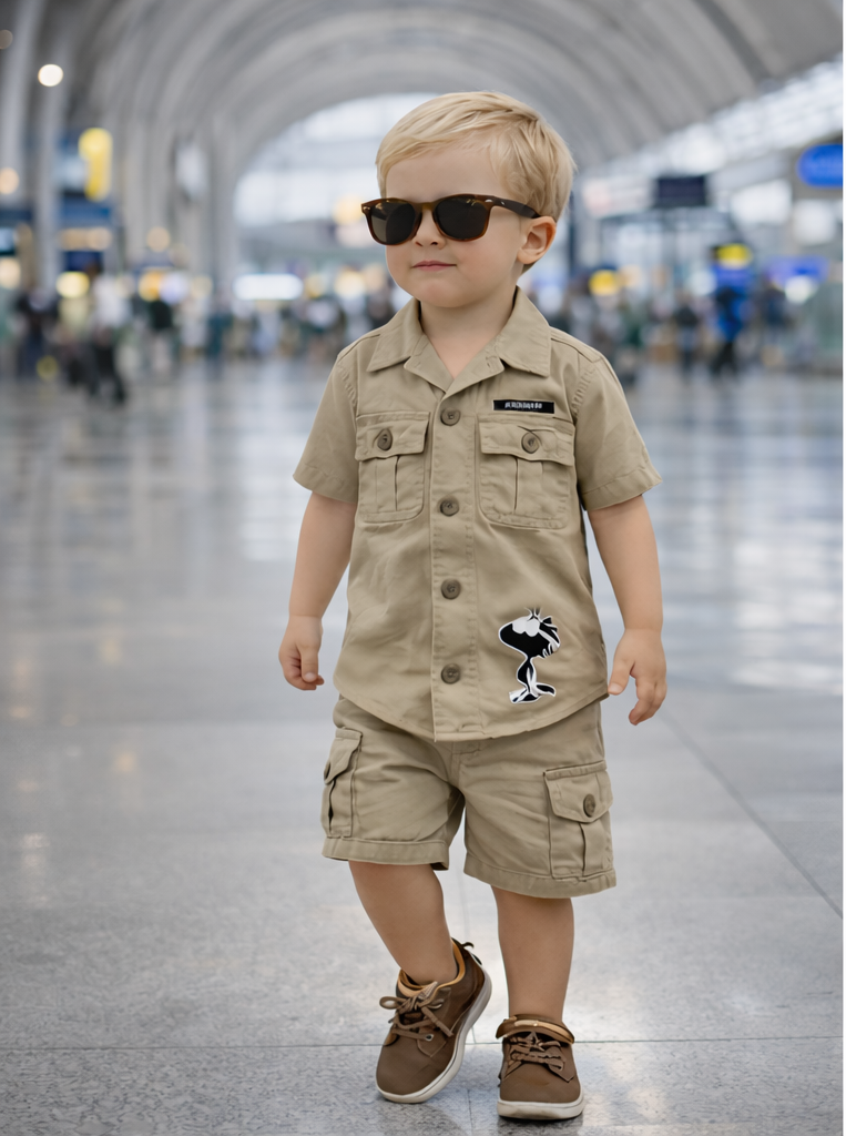 Boys Premium Safari Outfit – Smart & Stylish