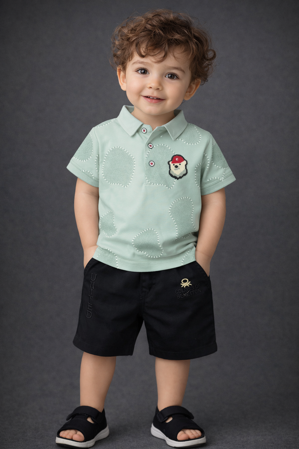 Stylish Boys Summer Outfit – Premium Polo & Shorts Set