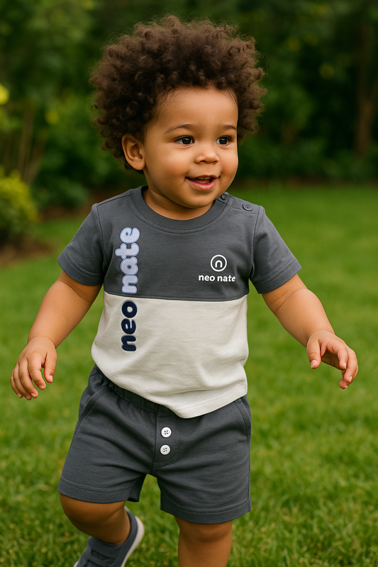 Neo Nate Cool Duo Set – Soft Brown & White Edition