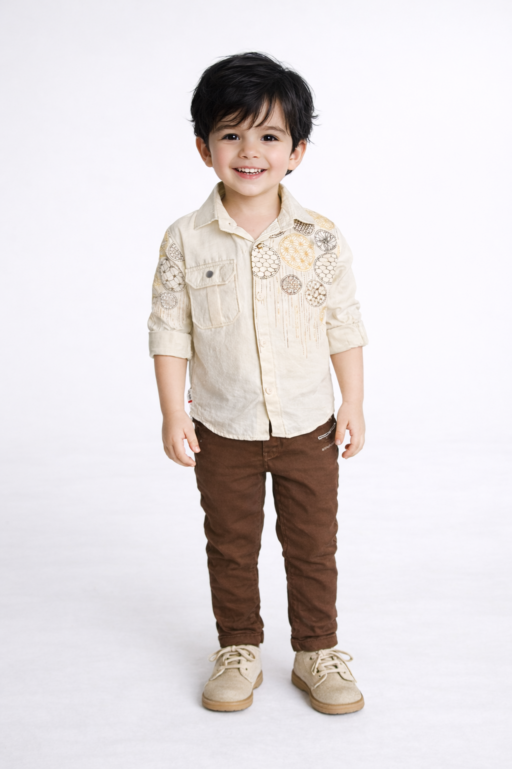 Premium Boys Partywear Shirt Set