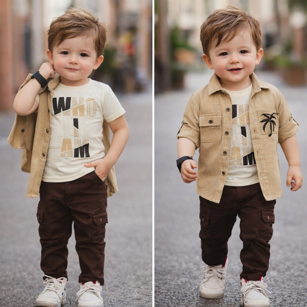 Stylish Baby Boy Outfit {3pcs set}