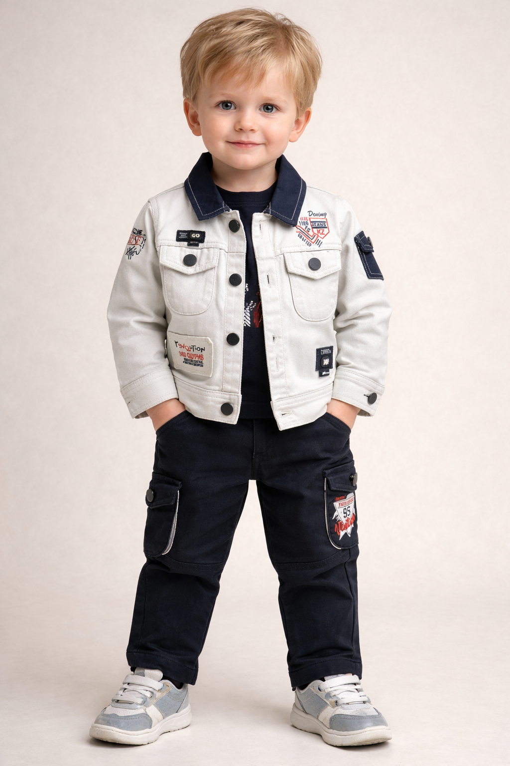 Cute & Stylish Baby Boy Denim Outfit