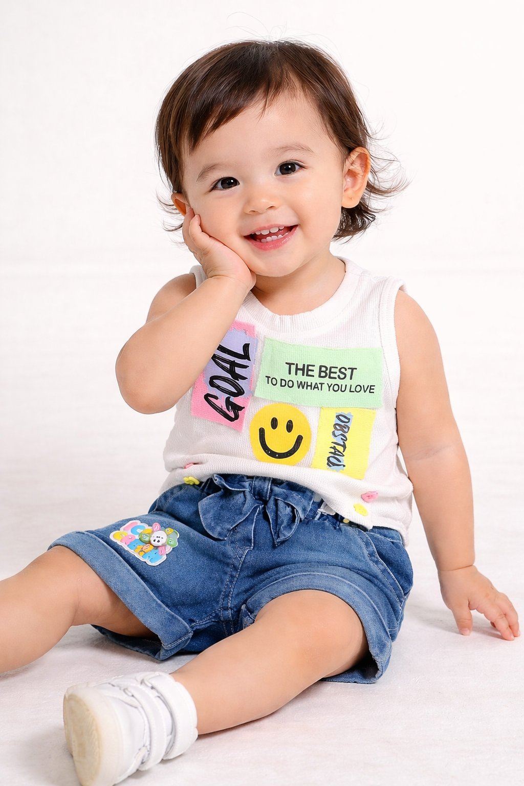 Too cute to resist – a playful summer outfit made for happy little steps and big smiles