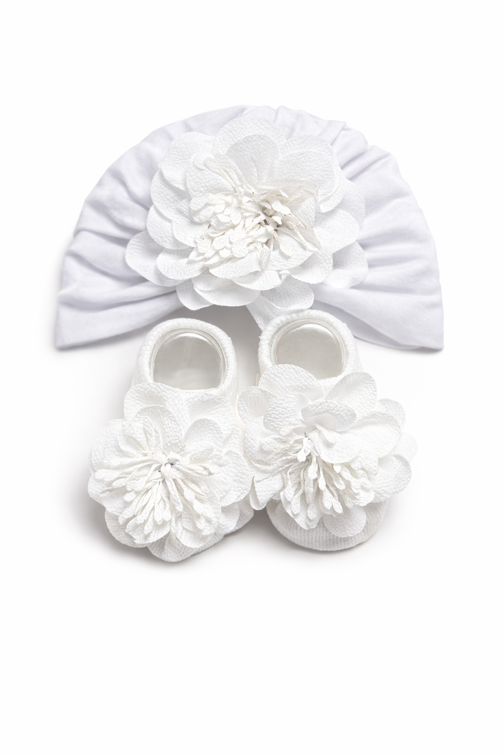 Adorable Baby Headband & Booties Set