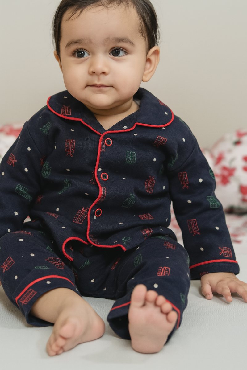 Navy Night Explorer – Toddler Pajama Set-zoom-