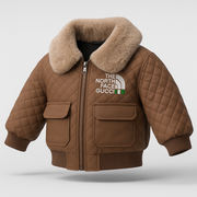 Luxury Quilted Baby Jacket – Designer-Inspired Style