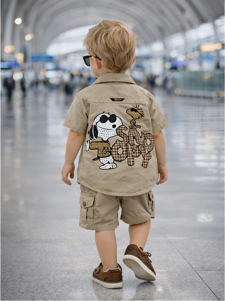 Boys Premium Safari Outfit – Smart & Stylish-2