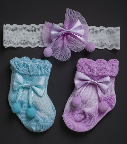 🌸 Premium Baby Girl Accessories Combo 🌸