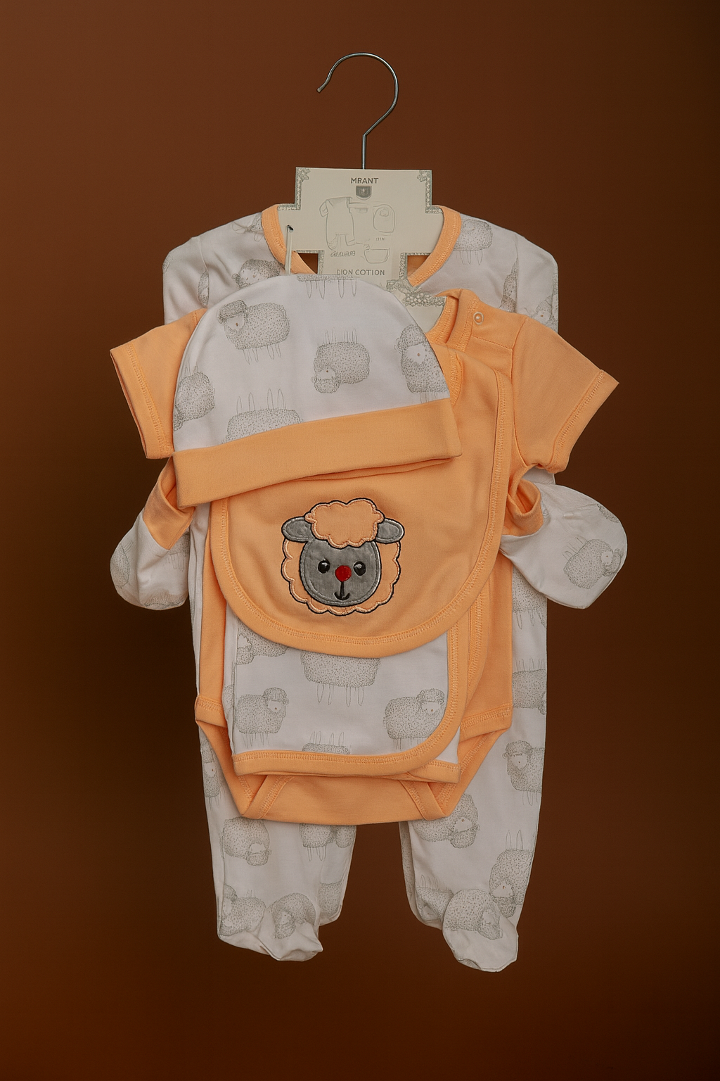 🍼 Premium Newborn Baby Clothing Gift Set – 6 Pieces
