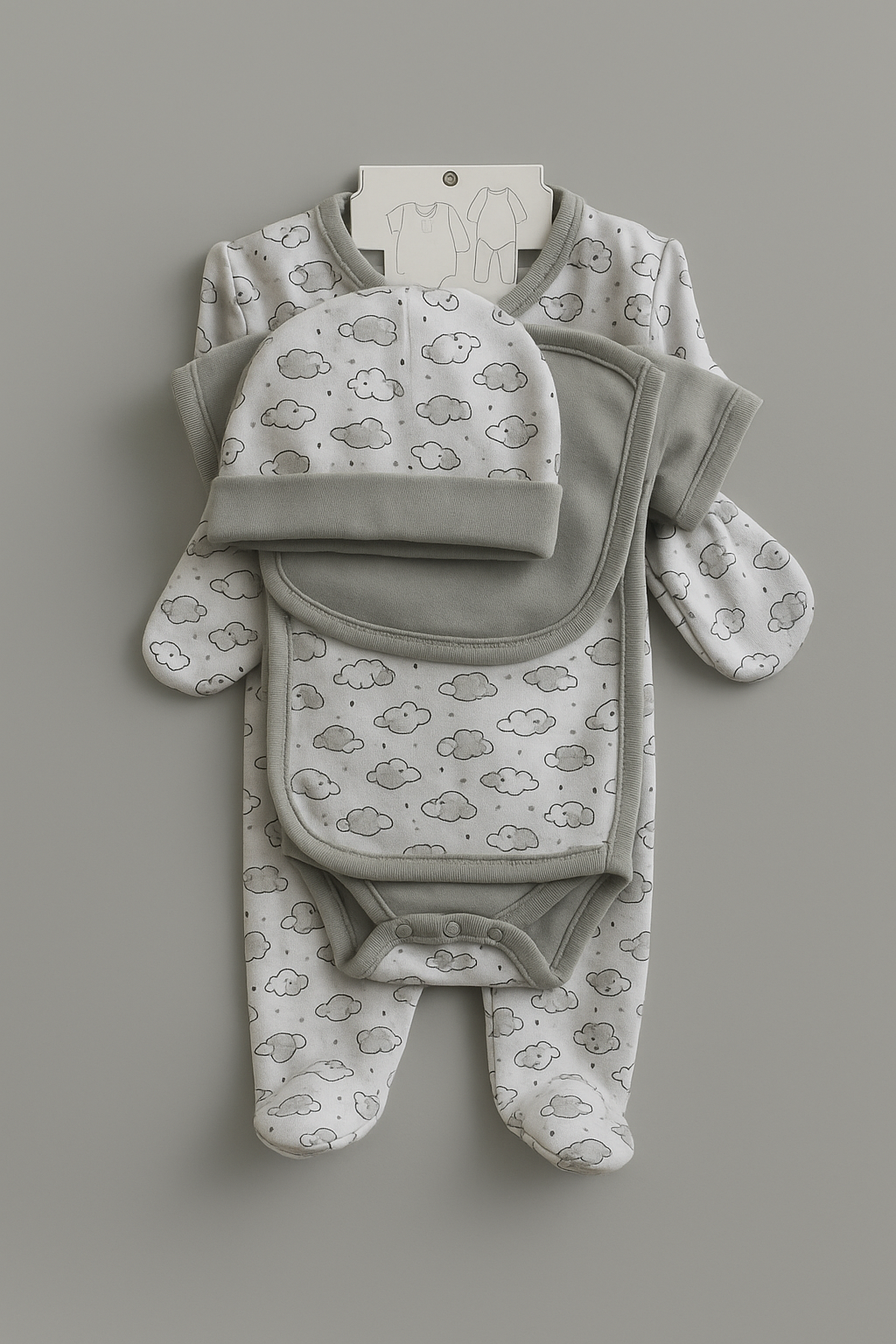 🍼 Premium Newborn Baby Clothing Gift Set – 6 Pieces