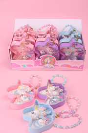 🦄 Cute Unicorn Kids Hair Accessory Set