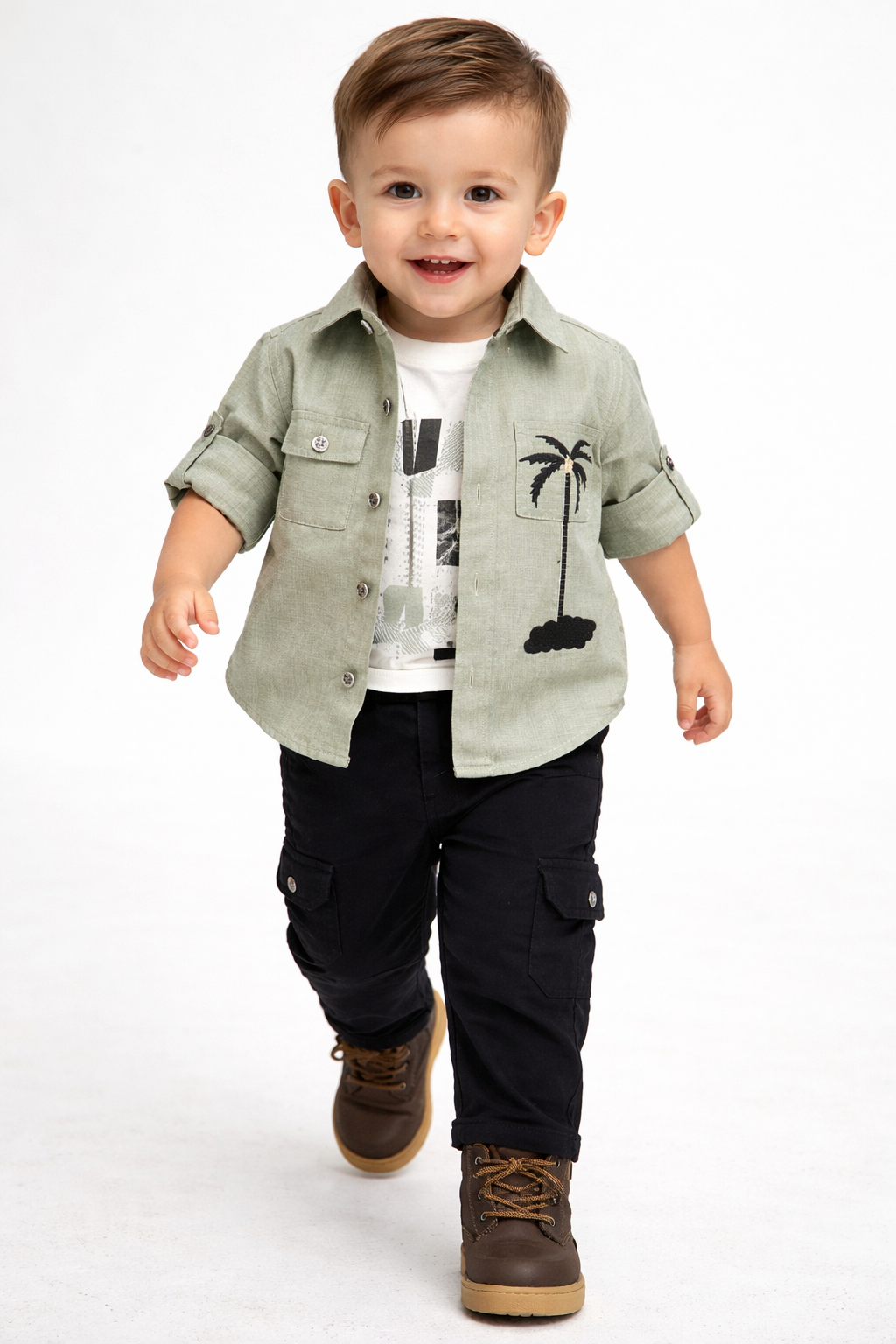 Stylish Baby Boy Outfit {3pcs set}