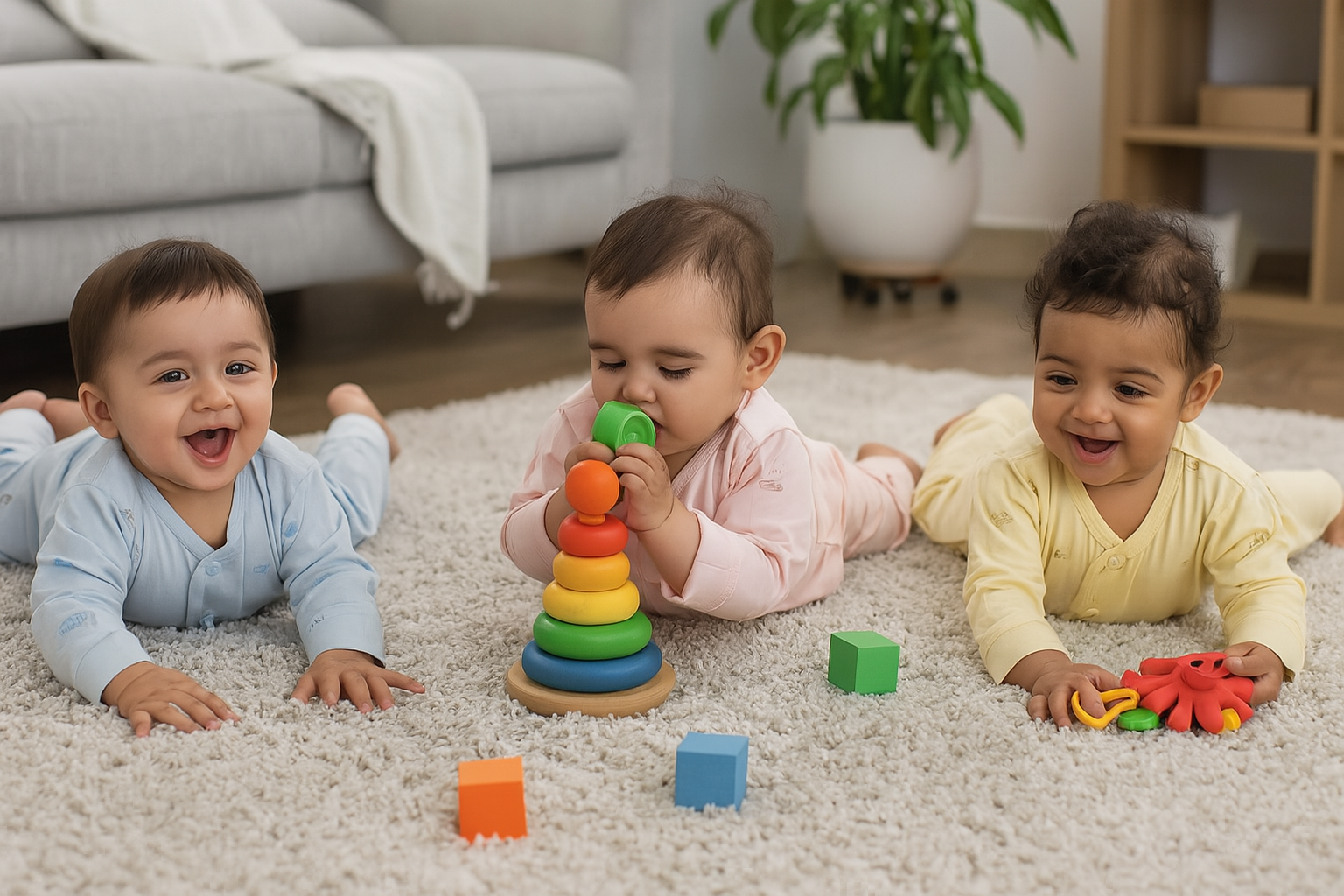 Imported co-cord set for cute little one.. (set of 3)