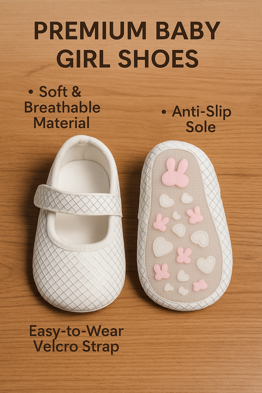 ✨ Mini Me Kidz Black Diamond-Pattern infant Shoes ✨
