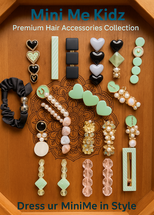 🌸 Mini Me Kidz – Premium Hair Accessories Collection 🌸