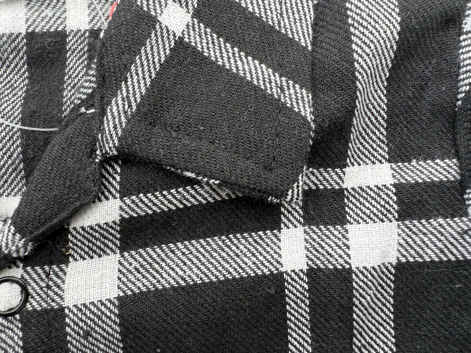 Cozy Black Checkered Toddler Night Suit