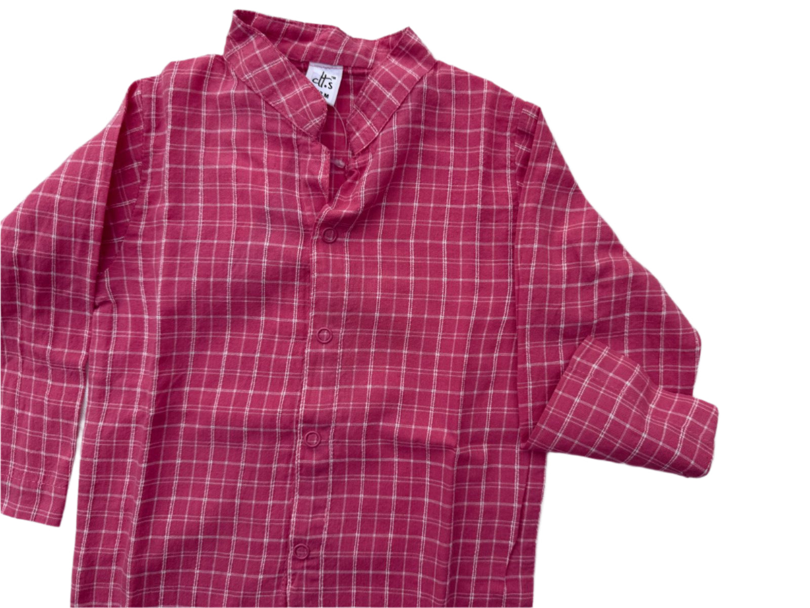 Cozy Red Checkered Night Suit for Toddlers