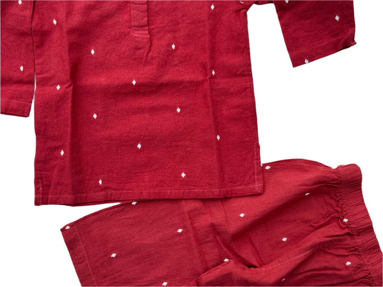 Elegant Maroon Kurta pajama set for Baby Girls