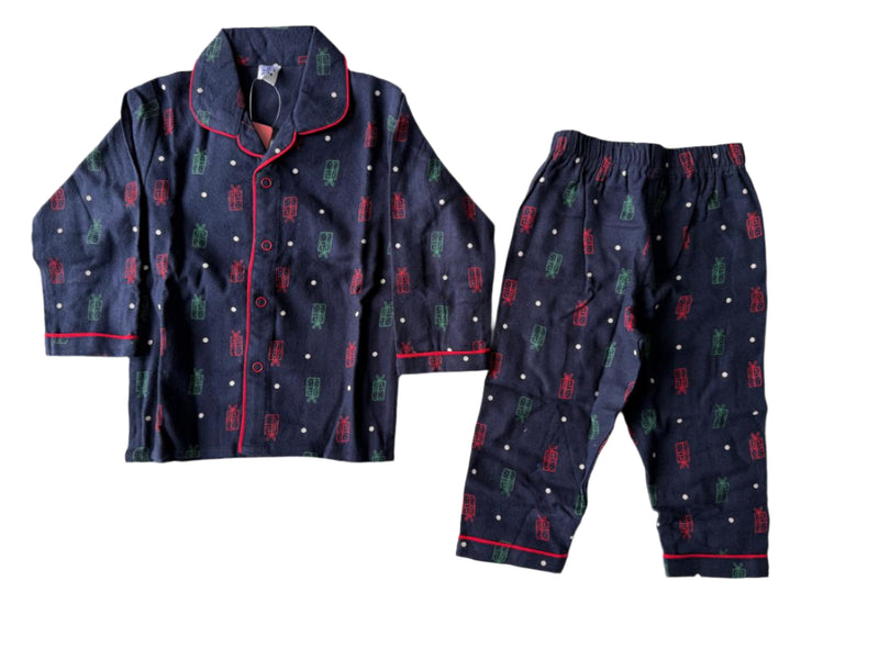 Navy Night Explorer – Toddler Pajama Set-zoom-