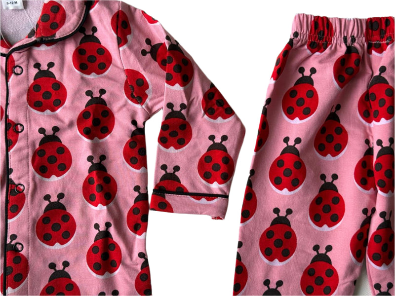 Ladybug Love Toddler Pajama Set-zoom-