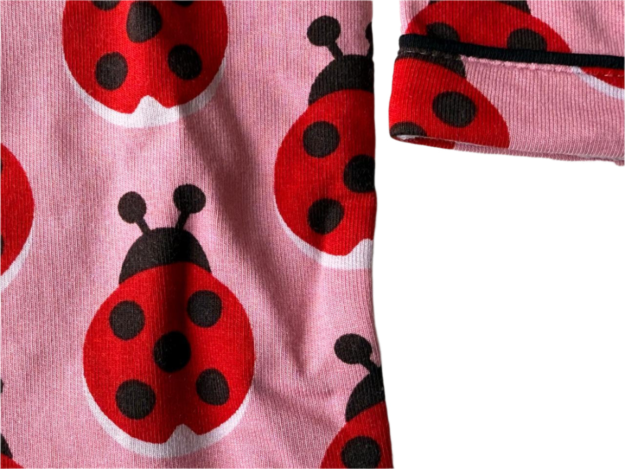 Ladybug Love Toddler Pajama Set-zoom-4