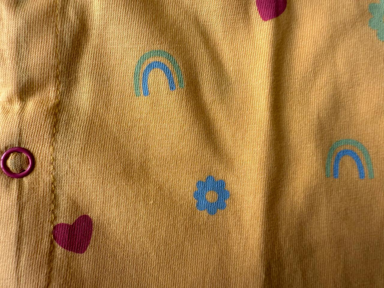 Sunny Dreams Yellow Pajama Set