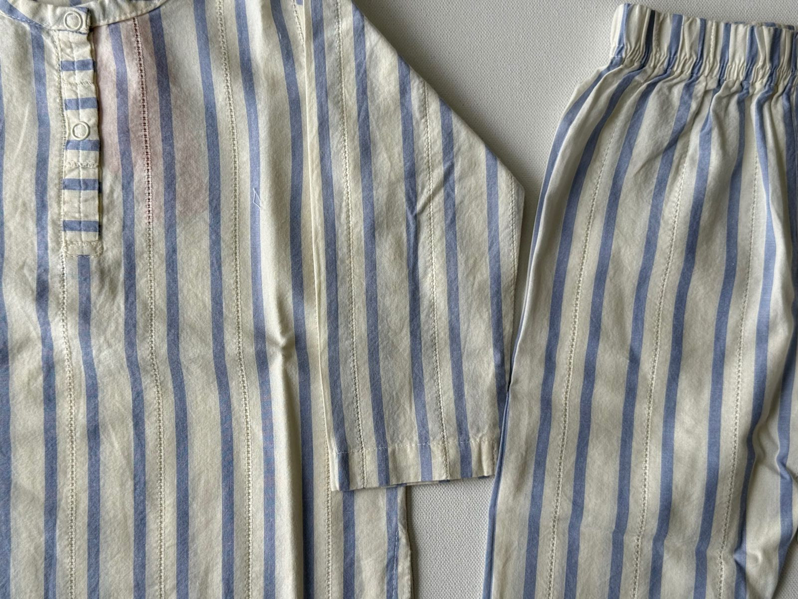 Soft Striped Cotton Kurta Pajama Set for Kids