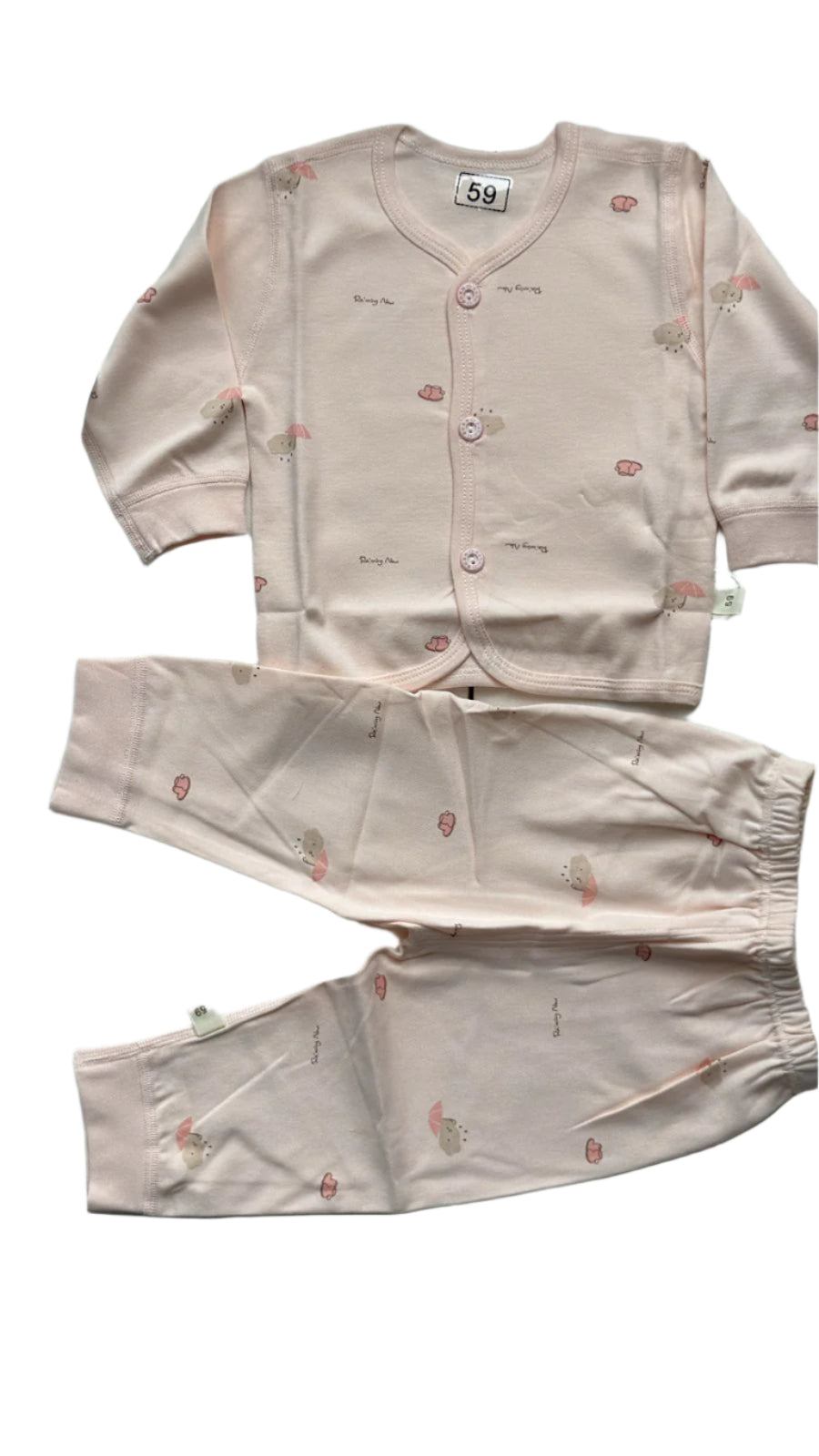 Imported co-cord set for cute little one.. (set of 3)