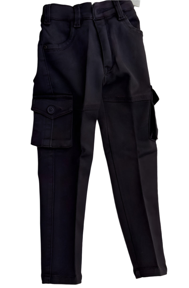 Trendy 3-piece winter outfit for boys — perfect for casual outings and everyday comfort.
