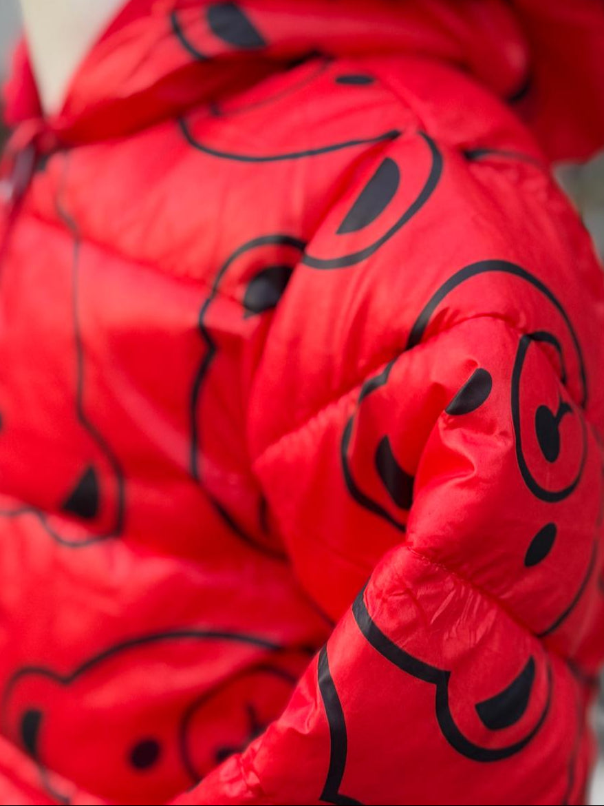 Bright, cozy, and teddy-cute—perfect winter warmth for your little one!