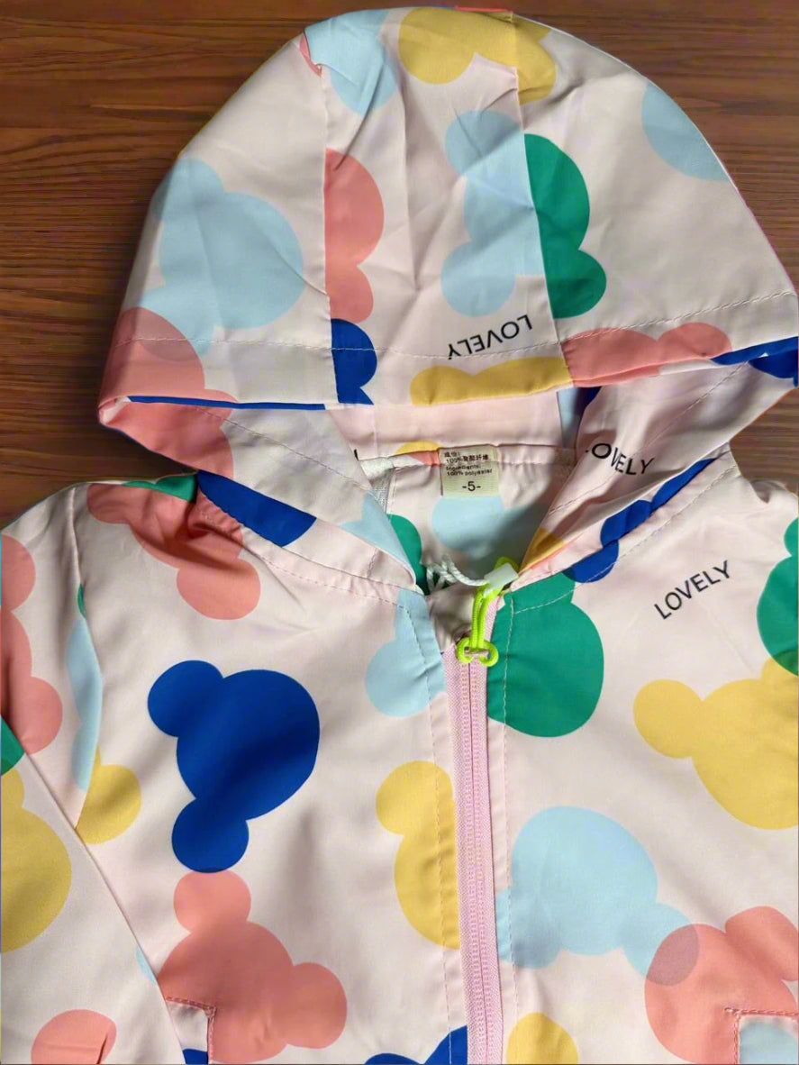 Color Pop Mickey Rain Jacket