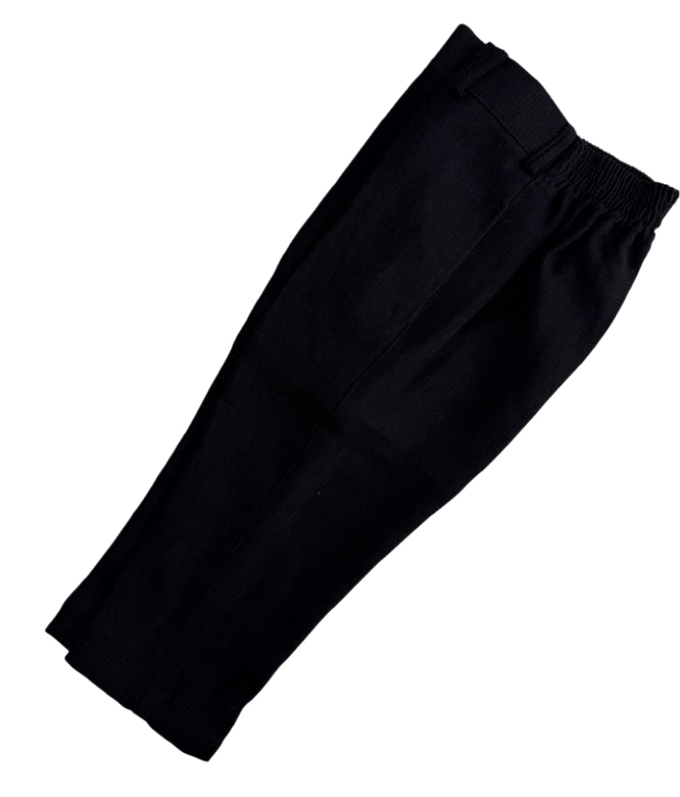 Premium black tuxedo with elegant embroidery – perfect for your little gentleman’s grand occasions.