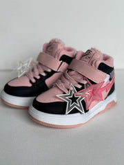 "Starry style meets all-day comfort in these trendy kids’ sneakers."