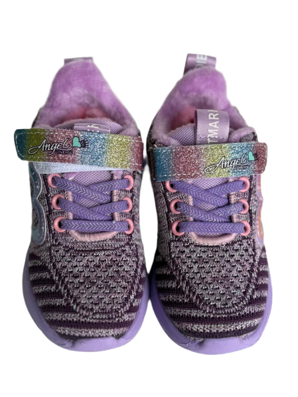 "Step into magic – cozy, colorful sneakers your little one will love!"