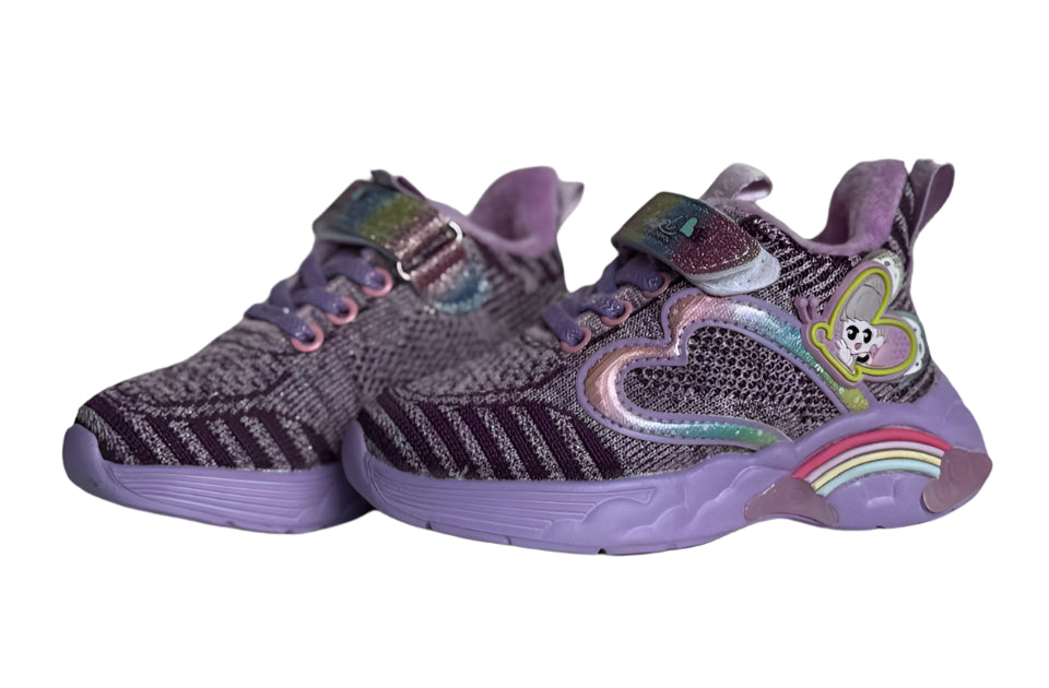 "Step into magic – cozy, colorful sneakers your little one will love!"