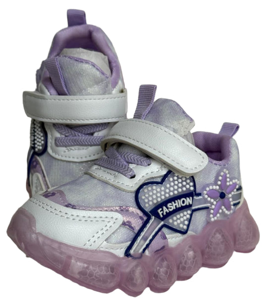 "Step into style &amp; comfort with these adorable pastel blue kids’ sneakers!"