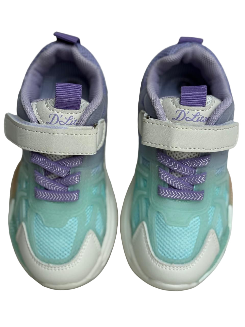 Pastel Aqua & Lavender Kids’ Sneakers – Comfort Series