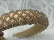 ✨ Handmade crystal-beaded hairband – elegant, festive &amp; classy!
