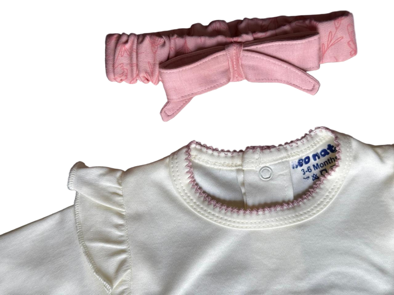 🌸 Baby Girl 3-Piece Outfit Set – Dress, Leggings &amp; Headband