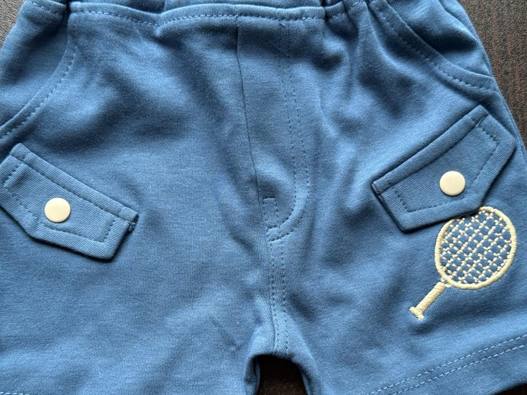 Baby Boys’ Sporty Tennis Club Outfit (2-Piece Set)